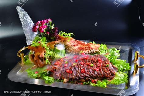 鸿运牛头,中国菜系,食品餐饮,摄影素材,汇图网www.huitu.com