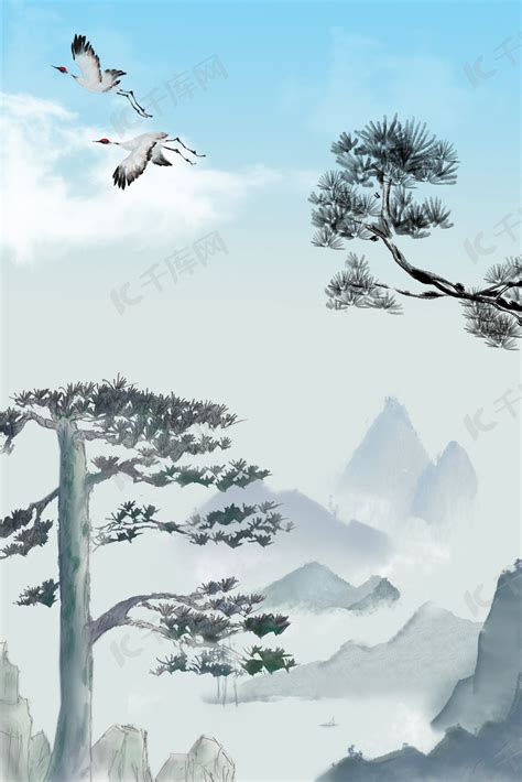 黄山旅游海报背景模板背景图片免费下载-千库网