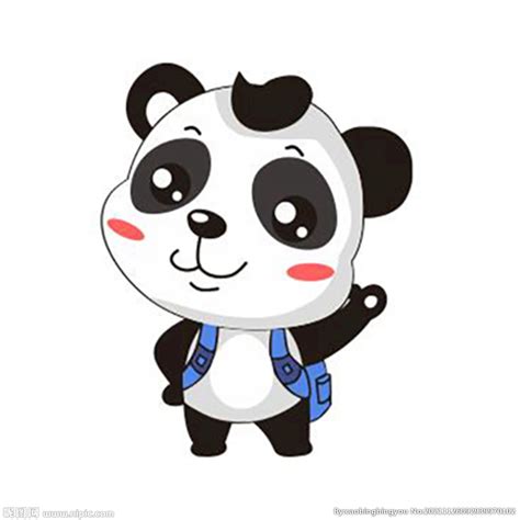 卡通可爱小动物熊猫素材图片免费下载-千库网