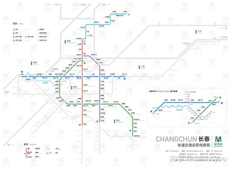 长春轨道交通线路图（2026+ / 运营版） - 知乎