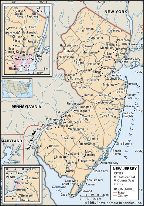 Large New Jersey State Maps for Free Download and Print | High-Resolution and Detailed Maps