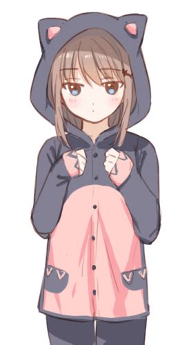 便装素材甜美女生头像
