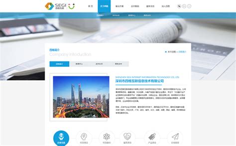 深圳市四格互联信息技术有限公司官方网站设计制作-成功案例-沙漠风网站建设公司