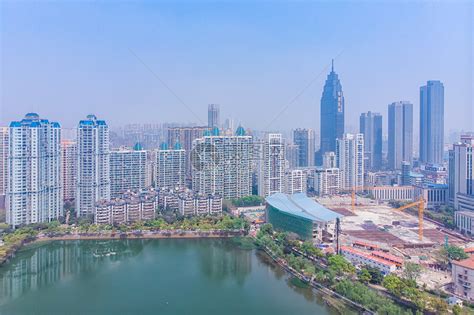 俯瞰武汉汉口城市高楼高清图片下载-正版图片500872268-摄图网