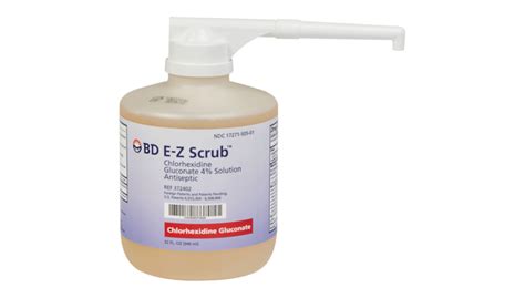BD E-Z Scrub™ Chlorhexidine Gluconate 4% Solution Antiseptic - Foot ...