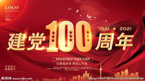 建党100周年奋斗百年路模板-包图网