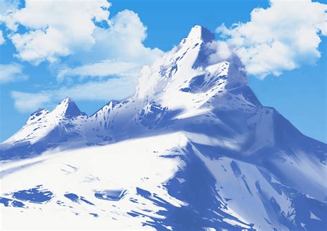 雪山|纯艺术|绘画|wodejia88 - 原创作品 - 站酷 (ZCOOL)