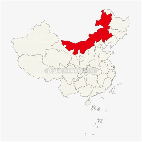 内蒙古地图图片