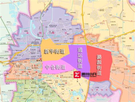 通州区地图图片