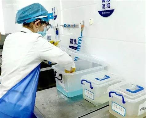 医疗口腔诊疗器械消毒灭菌流程PPT模板下载_熊猫办公