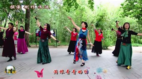 紫竹院广场舞《山谷里的思念》，这支舞首次发布_腾讯视频