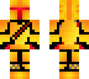 Golden Mandolorian | Minecraft Skin