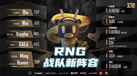 RNG官宣新赛季大名单 朱开为主教练 为小明增添替补-王者屋