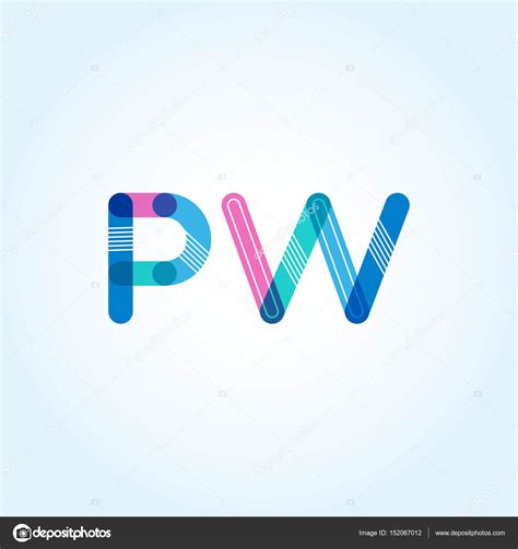 PW Logo Letter Initial Logo Designs Template 2767974 Vector Art at Vecteezy
