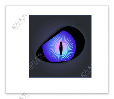 眼睛神秘蓝色闪光元素素材下载-正版素材402058366-摄图网
