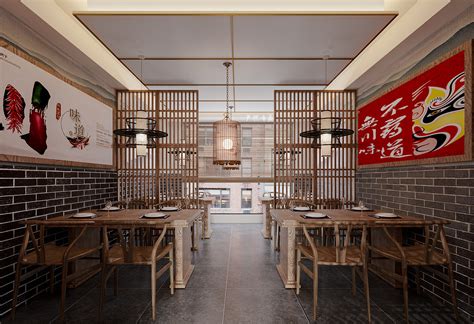 中餐厅设计案例 浓郁的中式风情蔓延_餐厅设计_装信通网