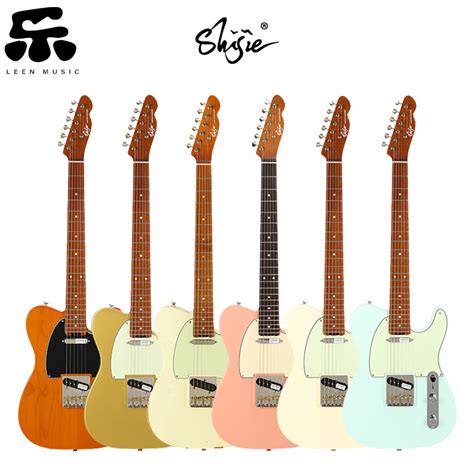 Shijie STE 3A Flame maple neck SSH 2019 Vintage white | Reverb