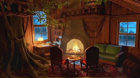 旅游清新森林里的小木屋背景图片下载 - 觅知网