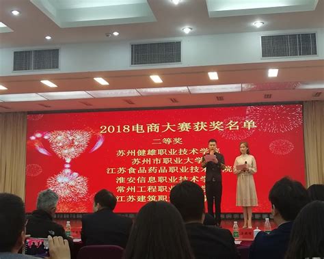 我院代表队荣获2018年江苏省电子商务技能大赛二等奖