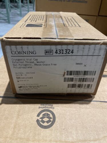Corning 431324 cryogenic Vial Cap 500/case for sale online | eBay