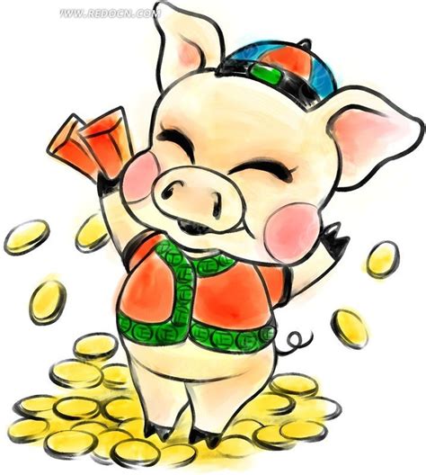 猪年画小猪|插画|插画习作|春娇啊 - 原创作品 - 站酷 (ZCOOL)