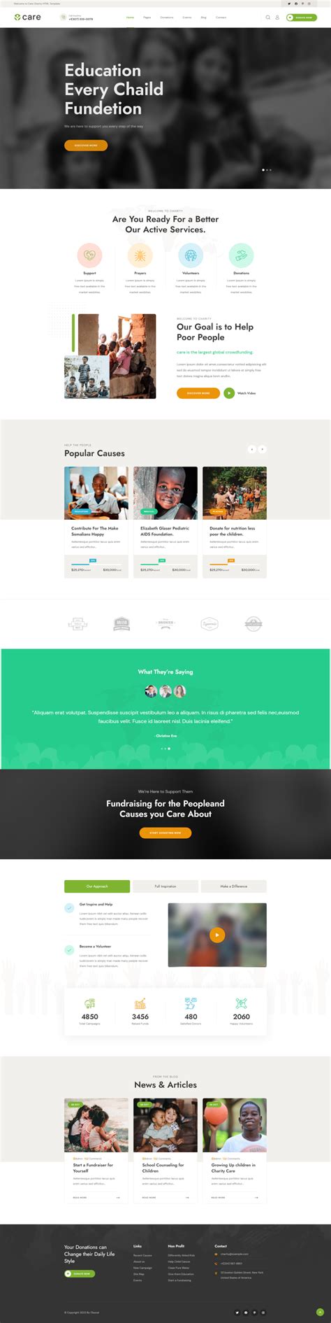 慈善组织网站模板设计，简约的爱心公益网页代码_墨鱼部落格