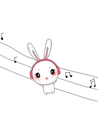 卡通音乐兔子平面广告素材免费下载(图片编号:9113594)-六图网