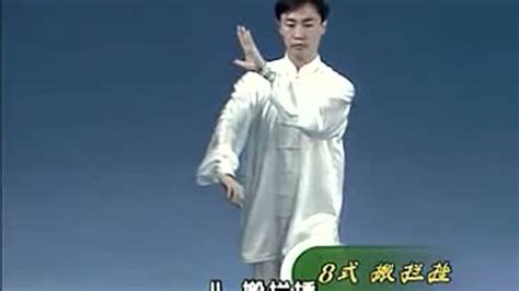 40式杨氏太极拳全套动作背向演示【配口令】_腾讯视频