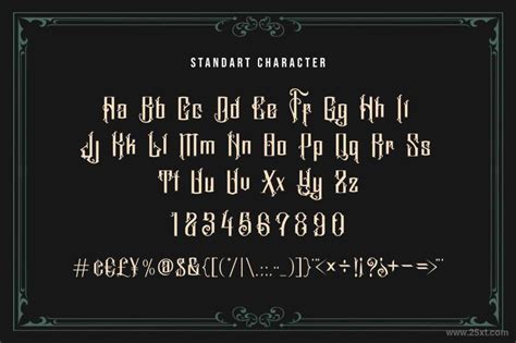 哥特字体~哥特风格文字图片