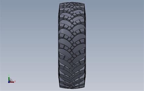 4轮胎_SOLIDWORKS 2012_模型图纸免费下载 – 懒石网