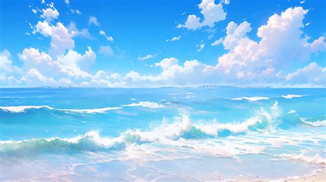 大海沙滩唯美壁纸图片