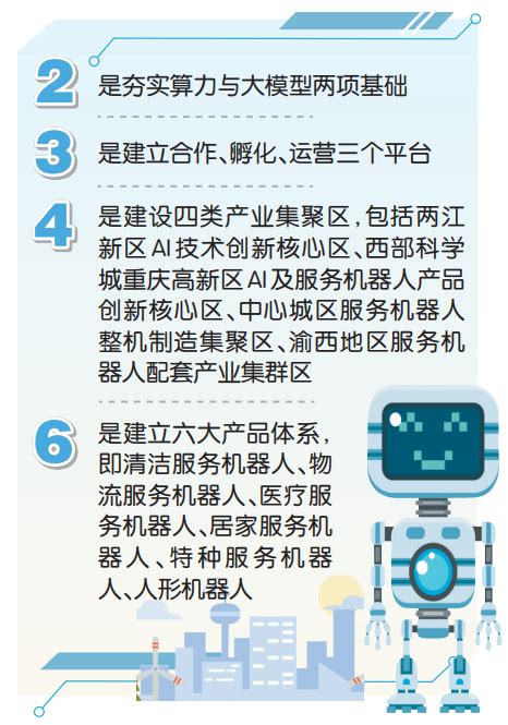 重庆打造“2346”AI及服务机器人产业集群 到2027年实现营收300亿元以上，研发能力和应用深度走在全国前列_重庆市人民政府网