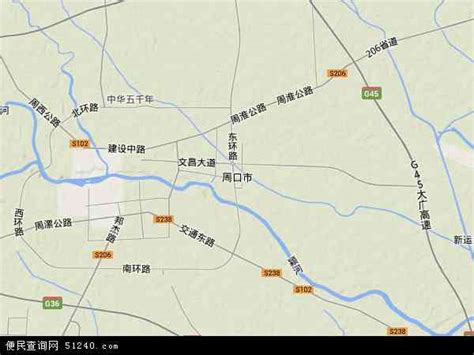 河南周口市地图图片