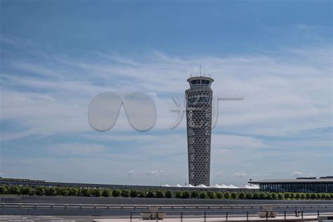 青岛胶东国际机场航拍延时视频素材_ID:VCG2216508687-VCG.COM
