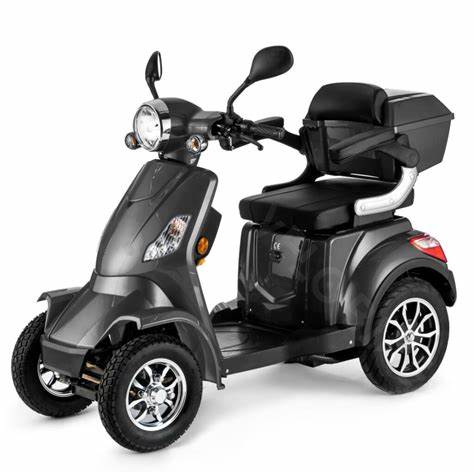 4 Wheeled ELECTRIC MOBILITY SCOOTER 1000W VELECO FASTER GREY - Mobility ...
