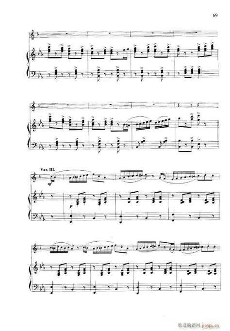小号独奏曲选1（16首）（050-076） 歌谱简谱网