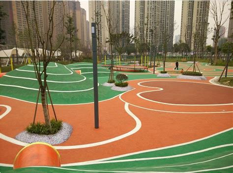 嘉峪关第六幼儿园彩色EPDM塑胶地面幼儿园、医院塑胶地板、北京中创建合体育设施工程公司