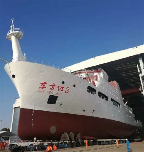 “蛟龙号”专用母船下水 预计明年上半年交付使用_17城_山东新闻_新闻_齐鲁网