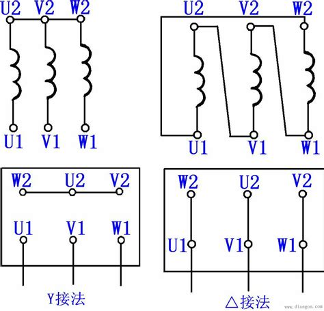 三相电动机三角形接法与星形接法的差异_电工基础知识