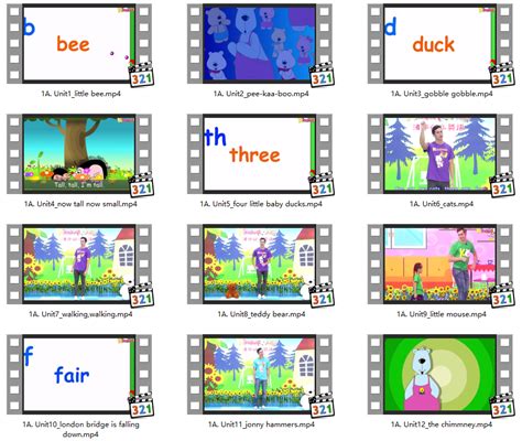《幼儿启蒙英语》全66集单词速记动画MP4视频 百度云网盘下载 – 德师学习网