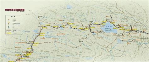 青藏铁路路线图图片
