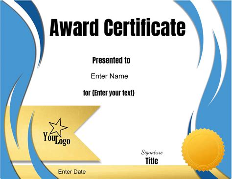 Free Editable Certificate Template | Customize Online & Print at Home