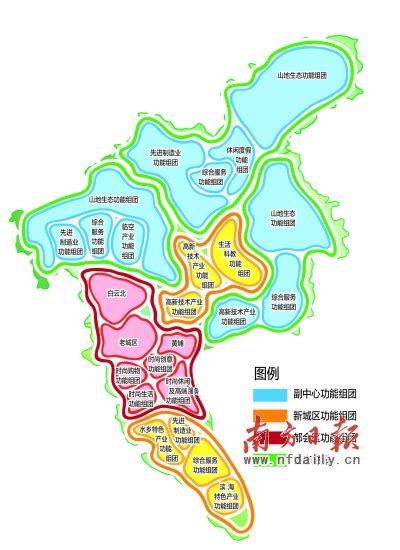 广州区域地图图片