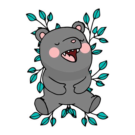 小灰熊头像图片