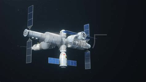 中国空间站 天宫 神舟 3d三维全息模型 Space Station_AD1569-站酷ZCOOL