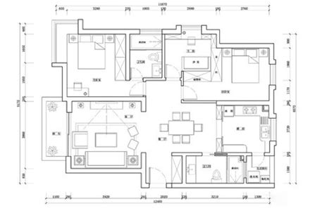 欧式两室户祥和家园户型改造图,户型改造设计,户型改造案例-齐家网