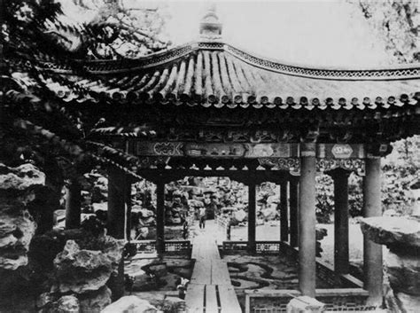 老照片：日本写真集里的瀛台，光绪皇帝曾在此处祈求医生救自己