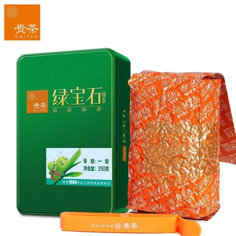 贵州茶 绿茶绿宝石一级苗罐100克高山浓香型送人中秋礼盒装绿茶叶