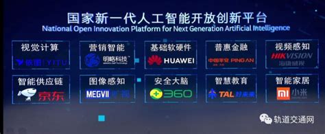新一批国家人工智能开放创新平台名单出炉！华为、明略科技、海康威视、上海依图等上榜！_时政热点_焦点_轨道交通网-新轨网