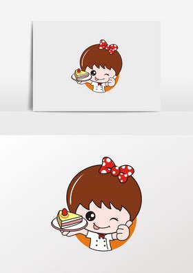 甜美女生头像做蛋糕图片
